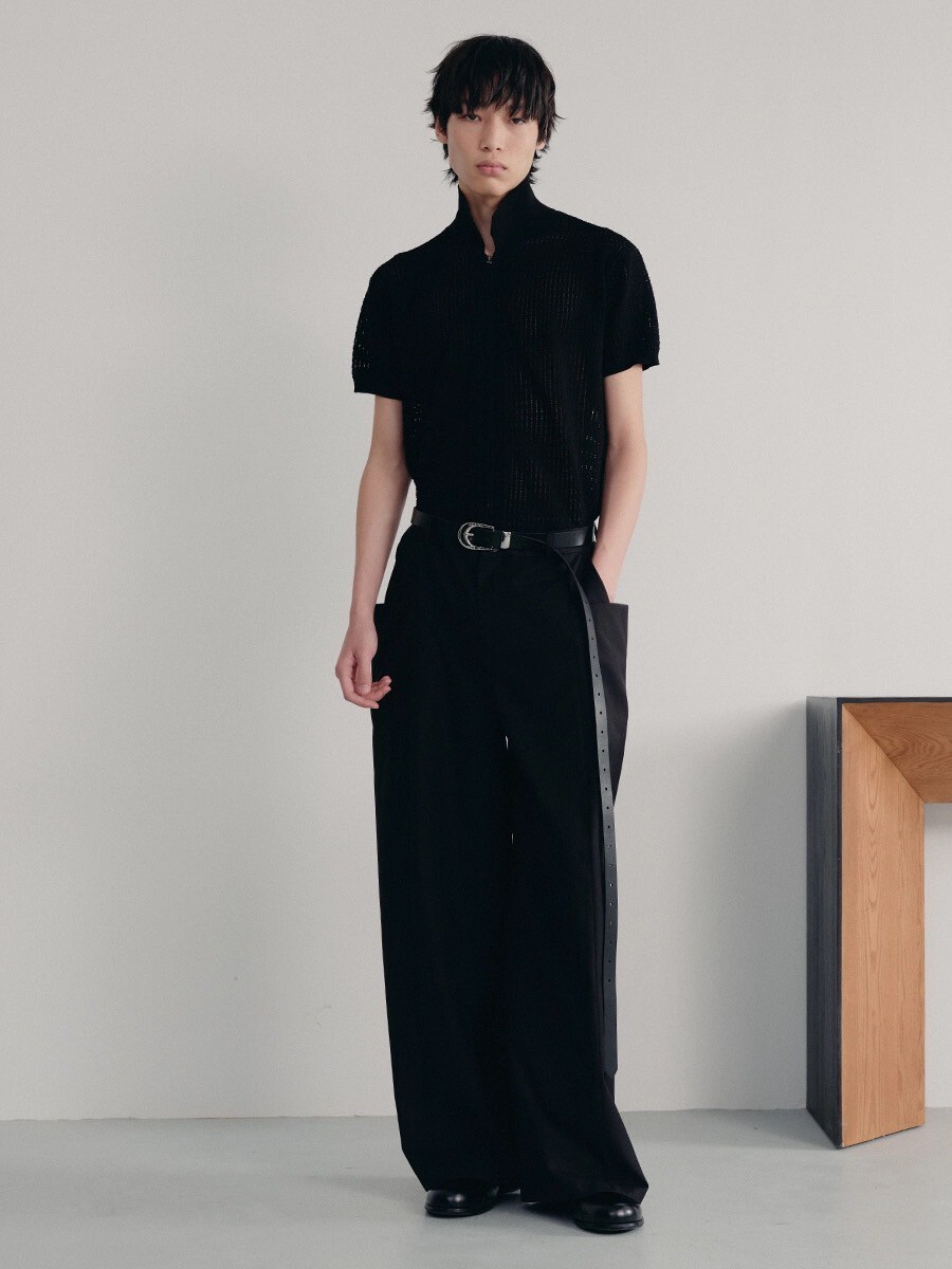 JCA 側飛袋 直筒版型 垂感 長褲 #西裝褲