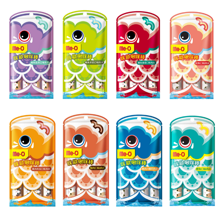 (箱購) Me-O 啾咪棒貓肉泥 多口味_60gX24入/箱