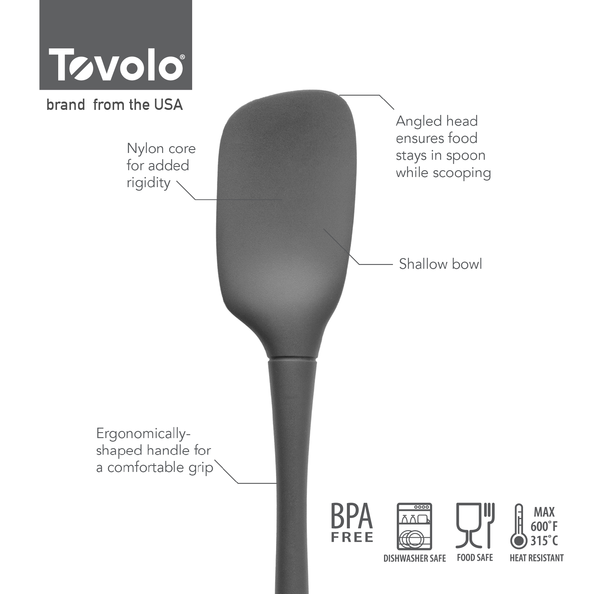 TOVOLO FLEX-CORE® 全矽膠匙刮