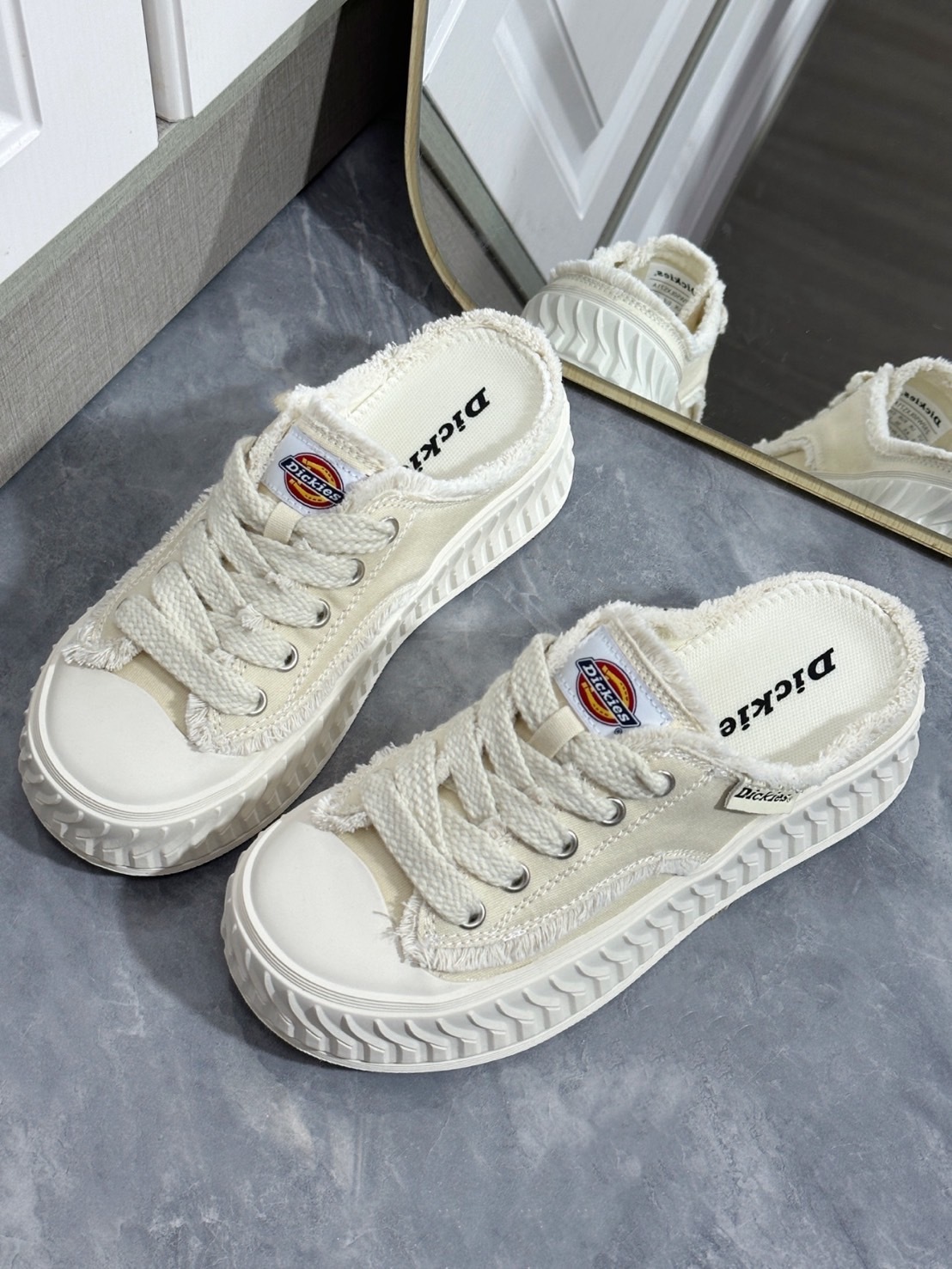 DICKIES 解構 厚底 餅乾 懶人拖