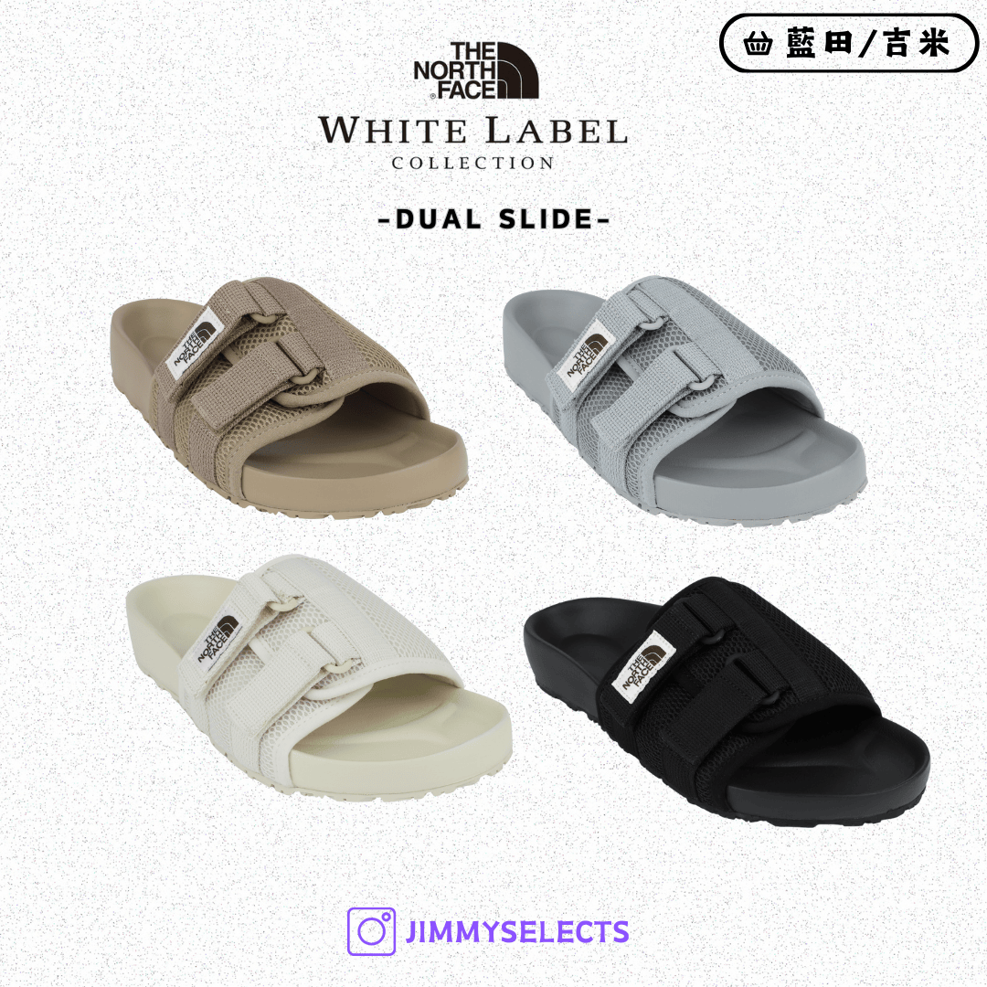 【代購】THE NORTH FACE 北臉 白標 DUAL SLIDE 魔鬼氈拖鞋 拖鞋  NS81R51