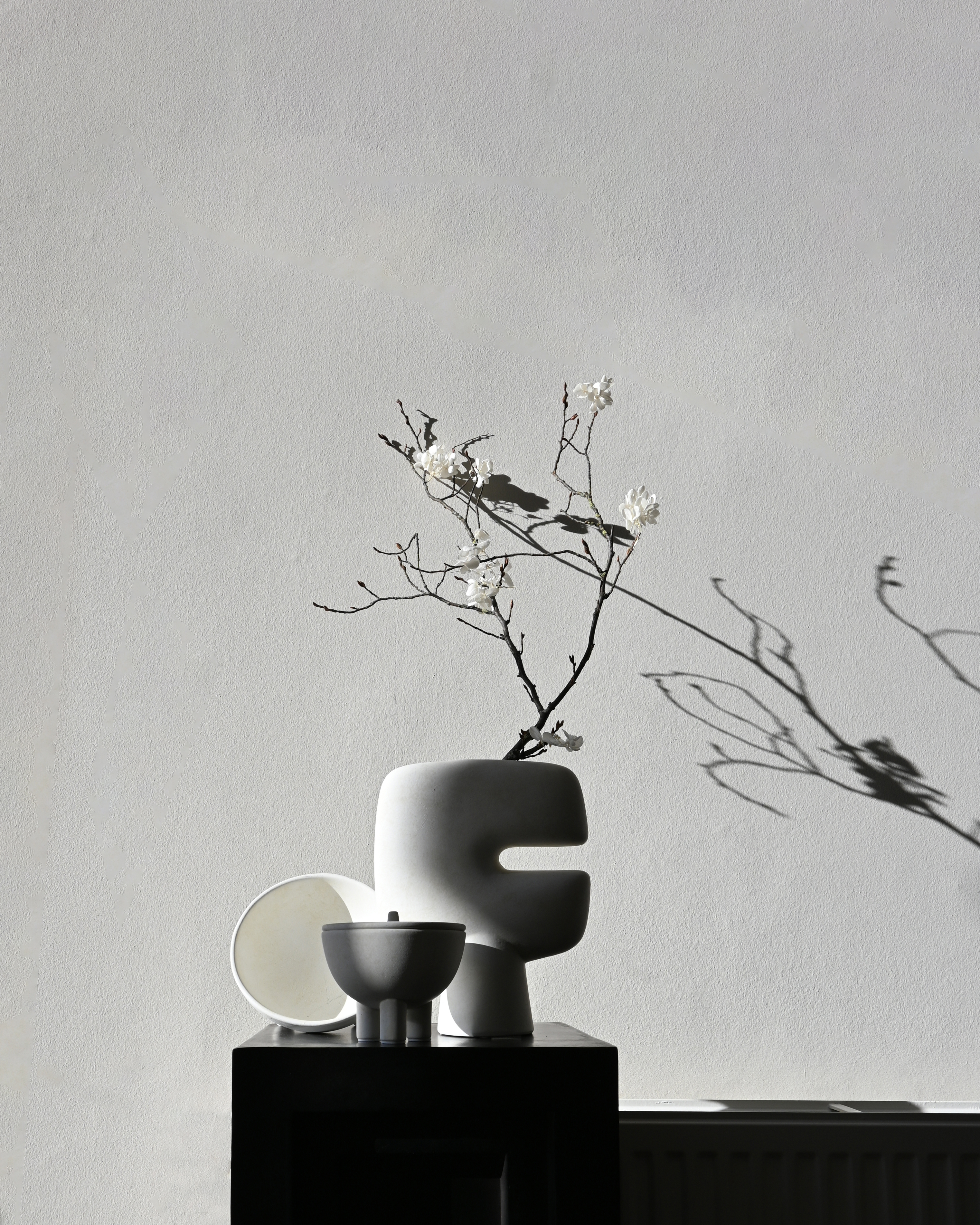 101CPH 部落花瓶/迷你 骨白色