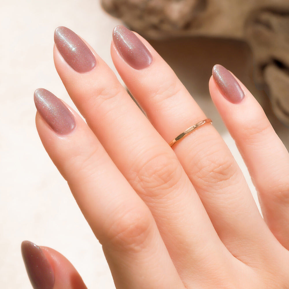 【2025夏限定色】日本Gelme1可撕式凝膠Gel甲油 GM158 Serene 柔光霧粉棕