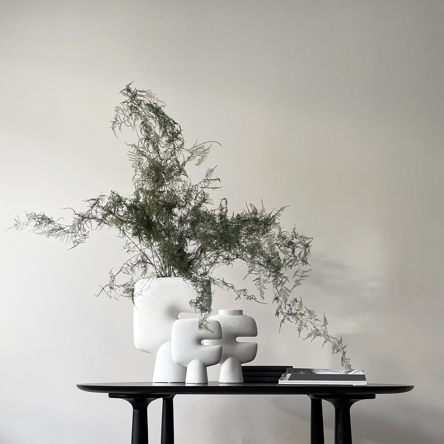 101CPH 部落花瓶/中 骨白色