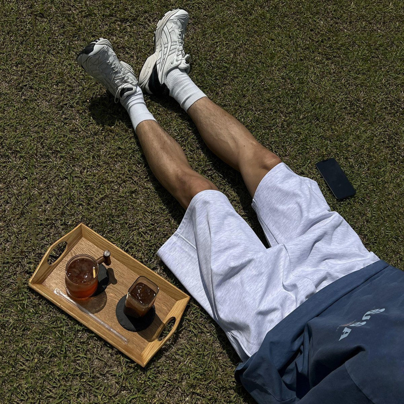 韓版夏季透氣硬挺純棉運動五分短褲 (版型超挺超好看)