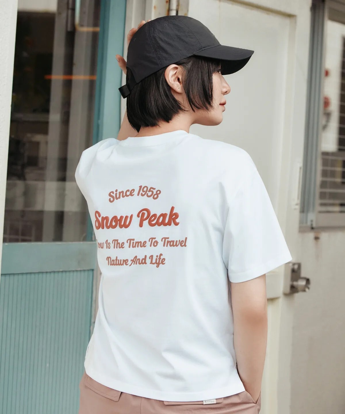 【OWN】Snow Peak 短袖上衣 涼感 透氣 排汗 快乾 女生 夏季短版 上衣 白 綠 檸檬米 奶茶 黑