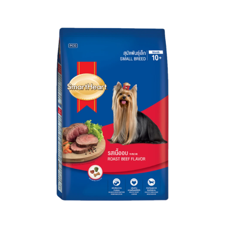 (箱購) SmartHeart 犬糧-小型犬配方 牛肉/雞肉+雞肝口味_2.7kgX4入/箱