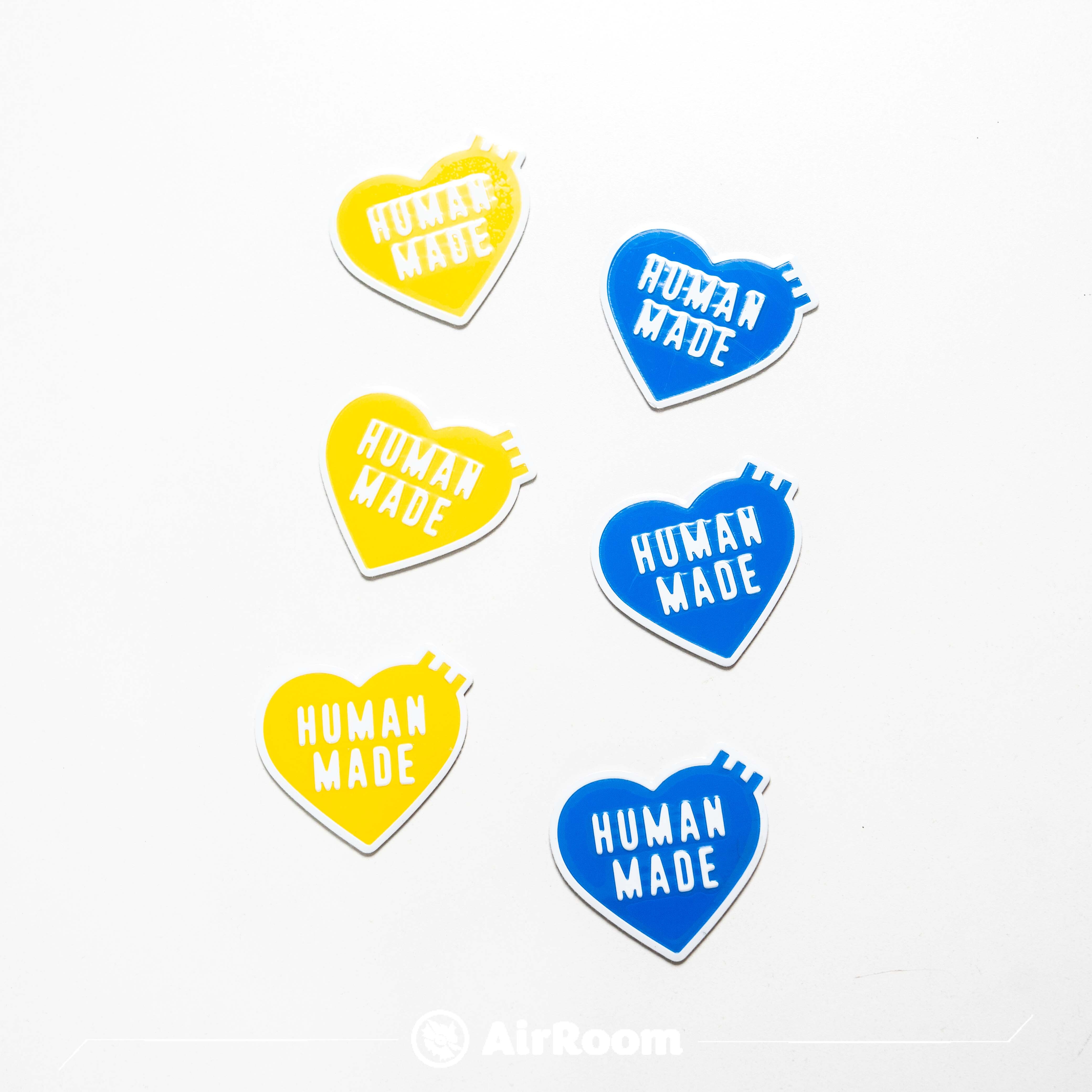 2025SS HUMAN MADE 愛心 Logo 厚磅 貼紙 現貨