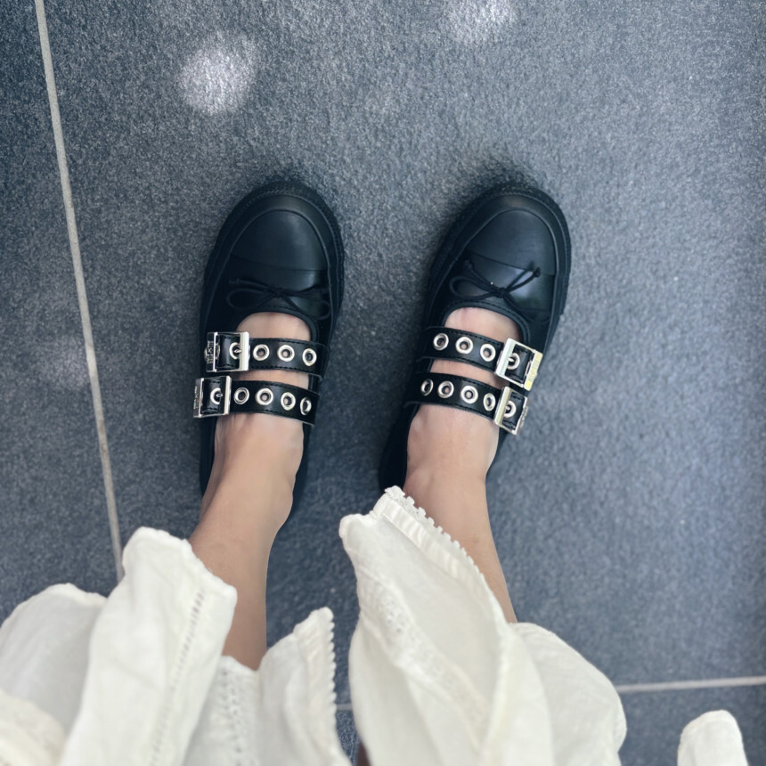 Converse All Star BL Manyeyelets OX 日本限定 黑色 蝴蝶結 龐克 銀扣 瑪莉珍鞋 31315100