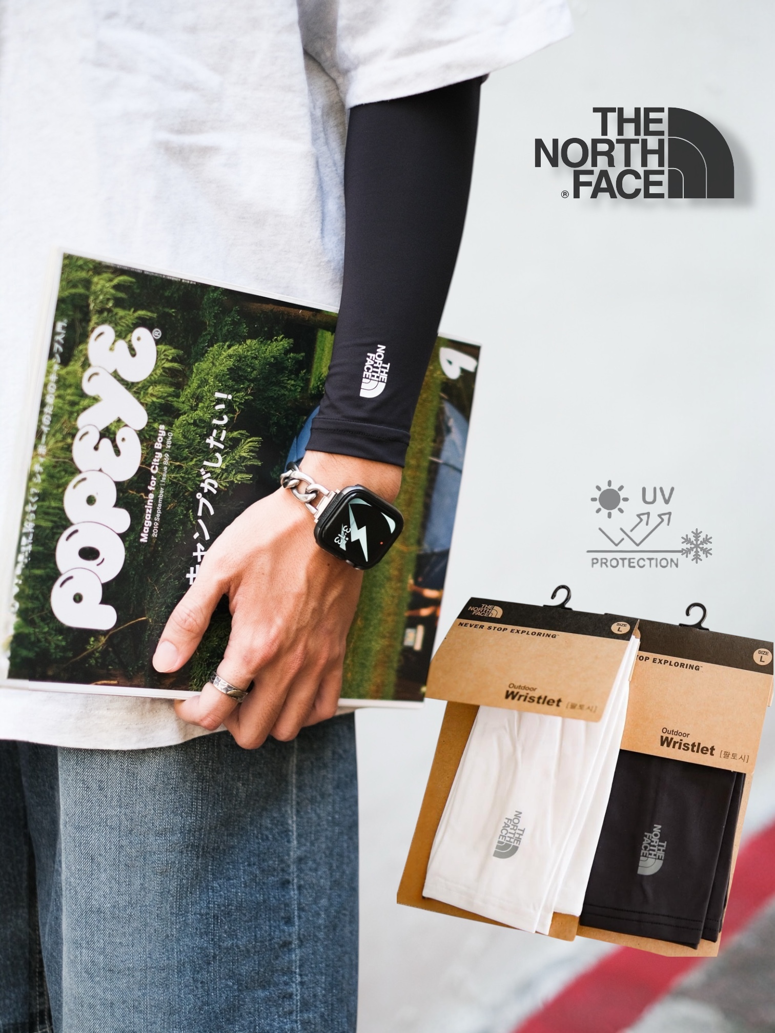 |折扣登記中|The North Face® 機能抗UV x ICE涼感袖套