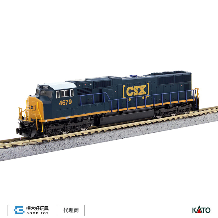 KATO 176-7616 (N) EMD SD70M Flat Radiator CSX #4679