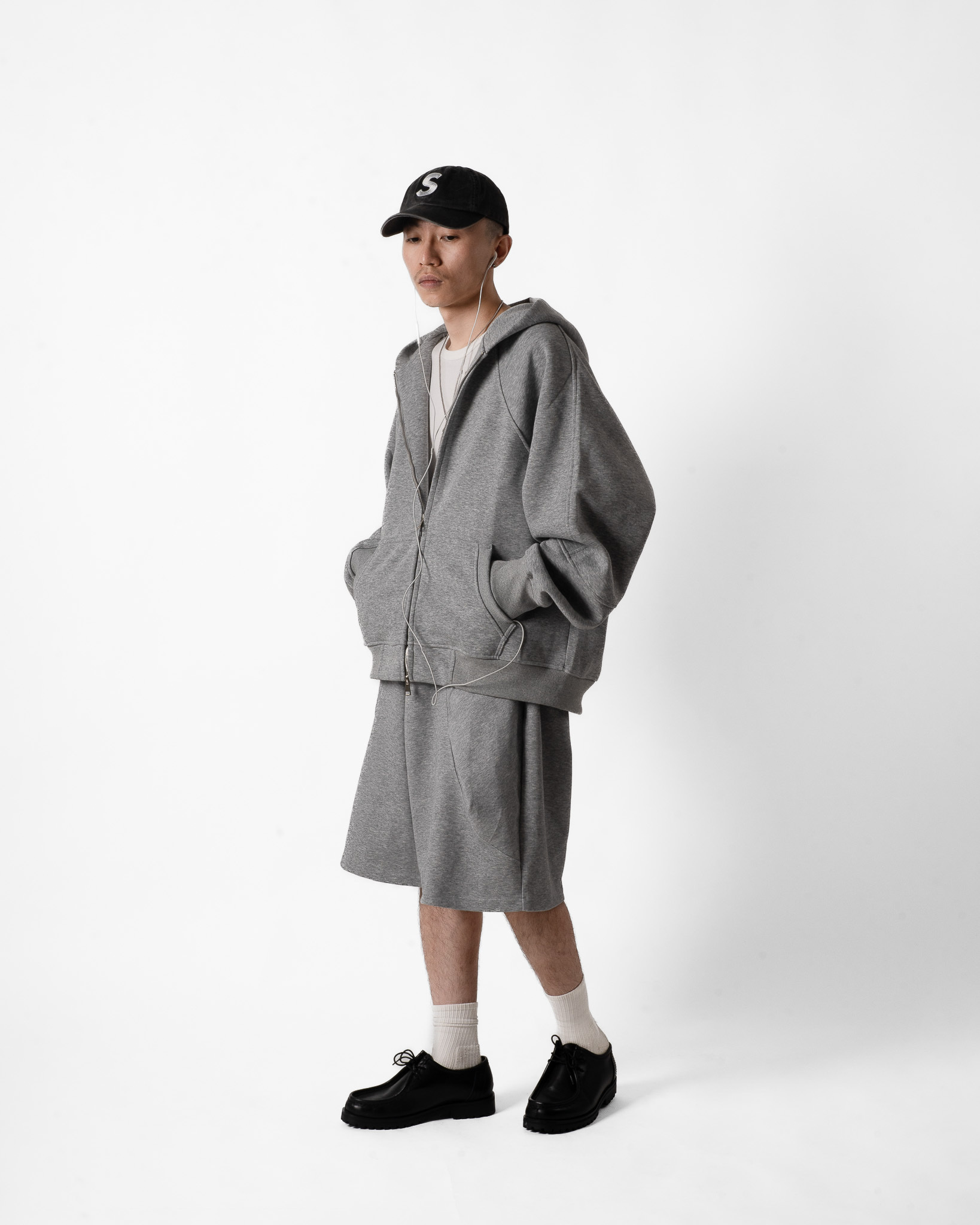 OurPick Deconstructed Cotton Shorts 結構感打折短褲 3色