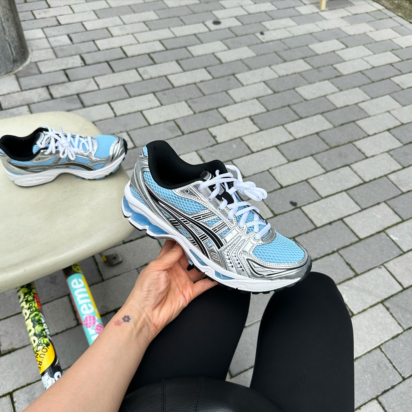 Asics Gel-Kayano 14 日本限定 寶寶藍 白銀 液態銀 復古鞋 1203A537-400