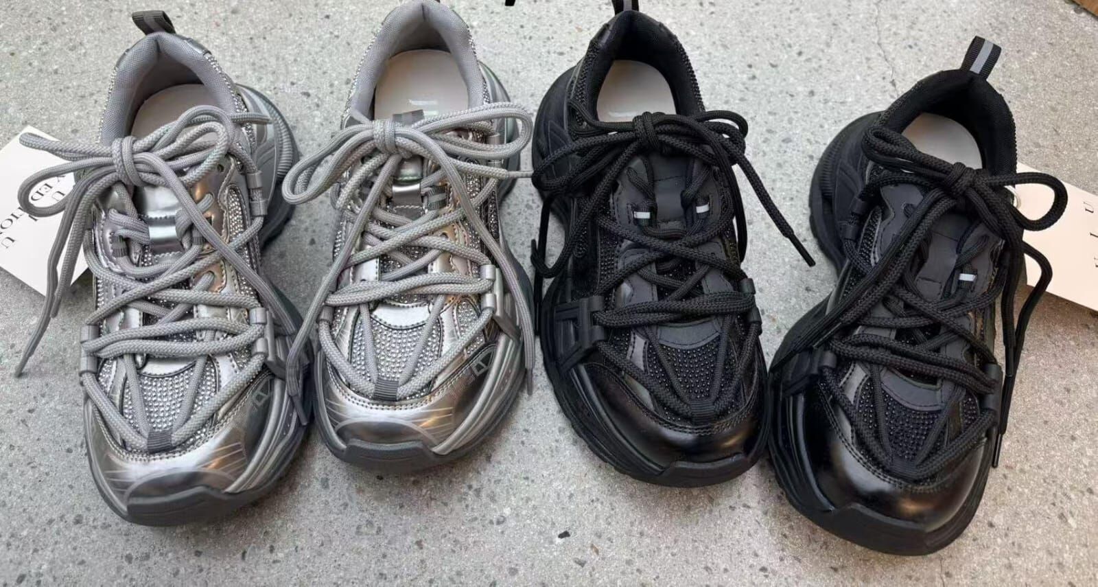 JU4335 型格厚底老爹鞋