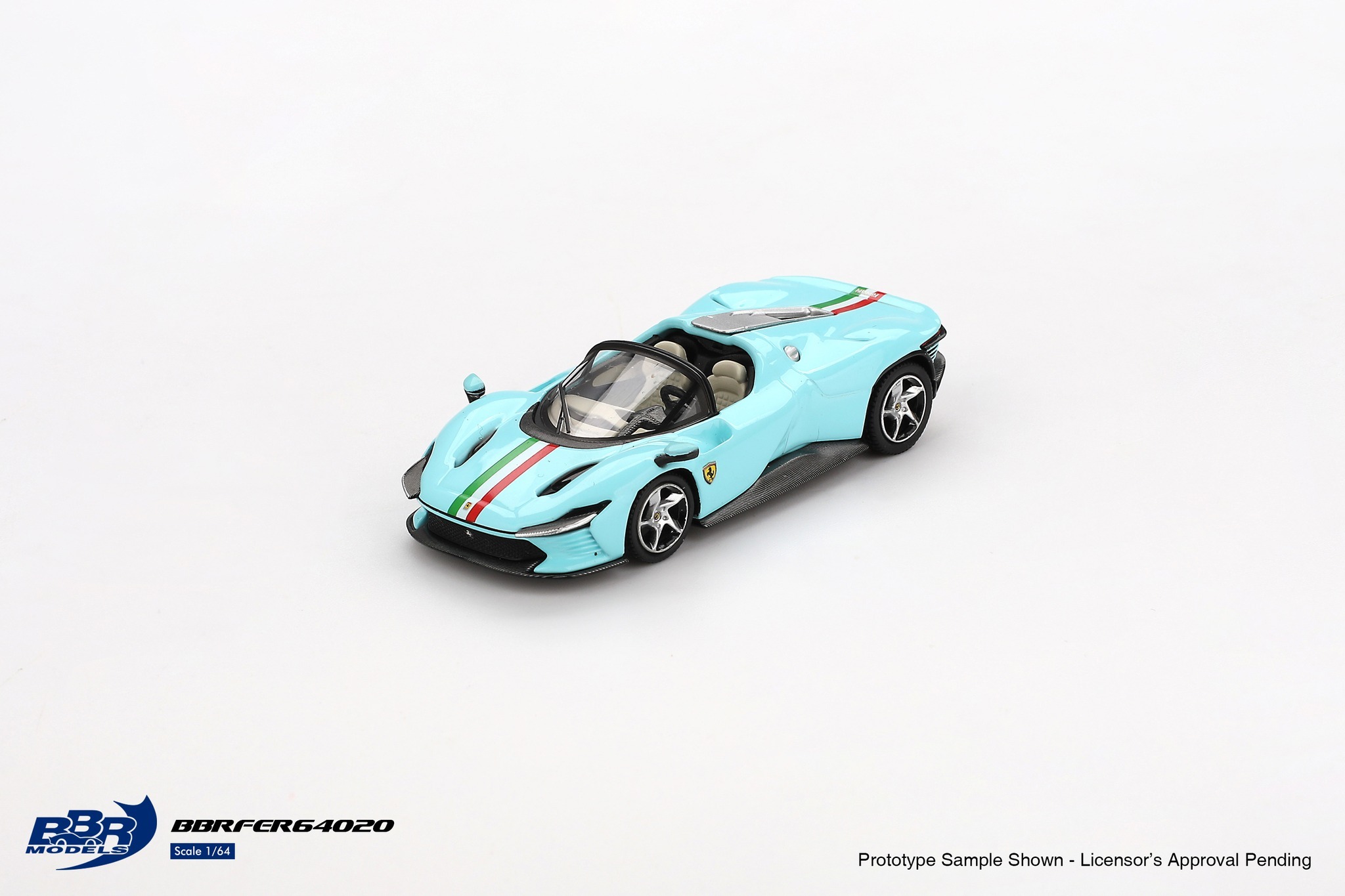 【預訂】BBR Models Ferrari Daytona SP3 Light Blue