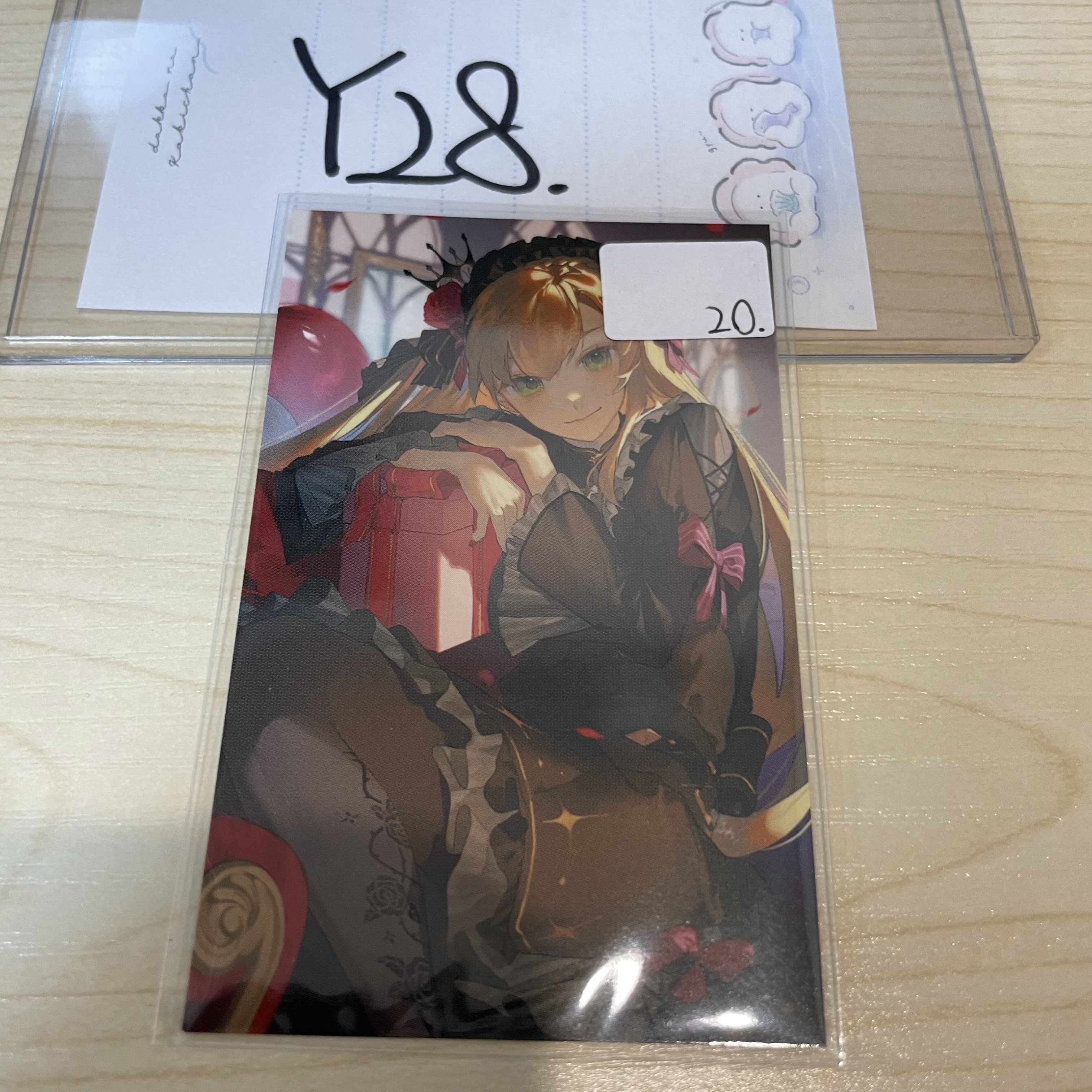 彩虹社 卯月 小卡                                            Y28