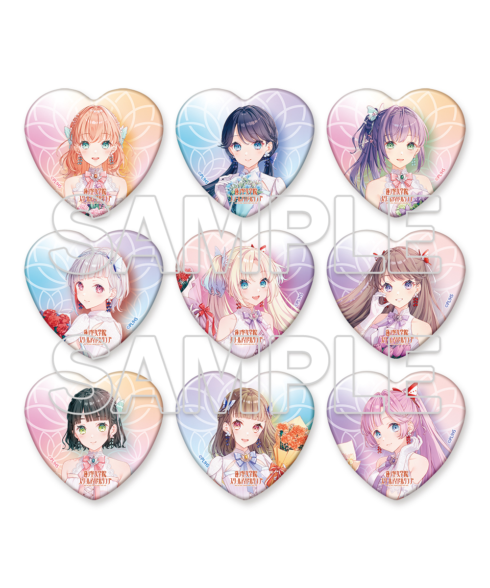 預購-『LoveLive！蓮之空女學院學園偶像俱樂部』集換式心型徽章 Ver.AURORA FLOWER PACK盲盒販售 隨機出貨【日本進口精品】