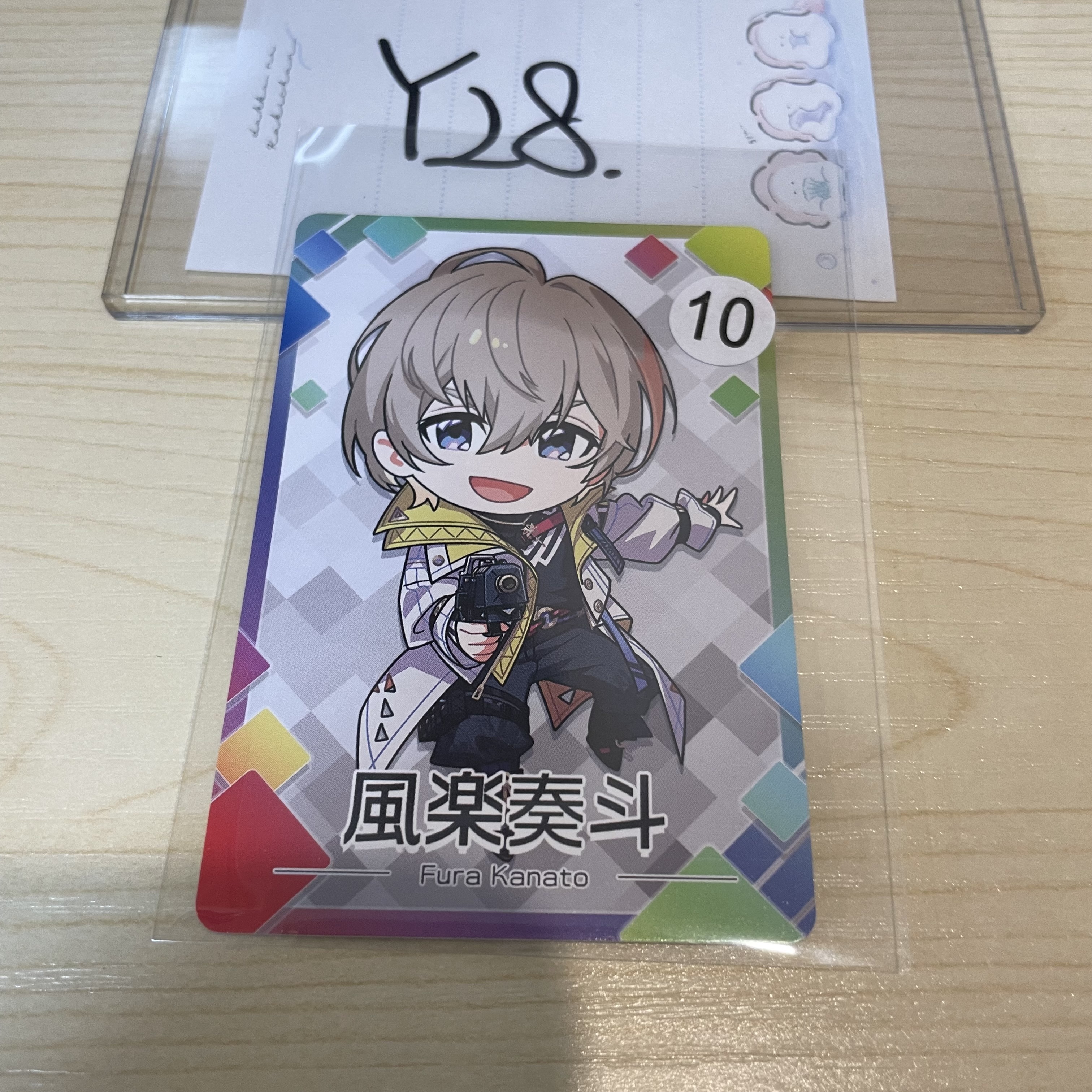 彩虹社 風樂 小卡                                            Y28