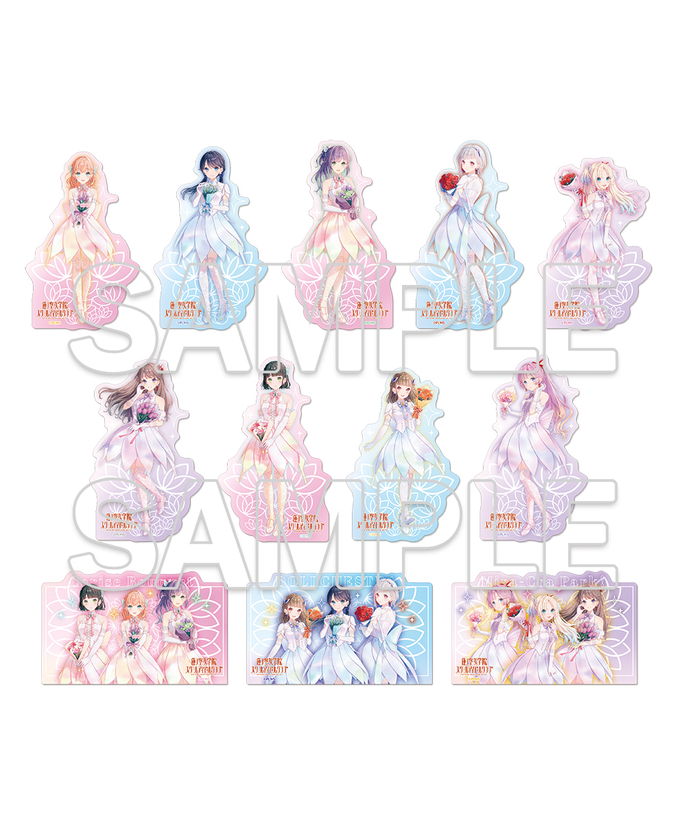 預購-『LoveLive！蓮之空女學院學園偶像俱樂部』集換式貼紙收藏組 Ver.AURORA FLOWER PACK盲盒販售 隨機出貨【日本進口精品】