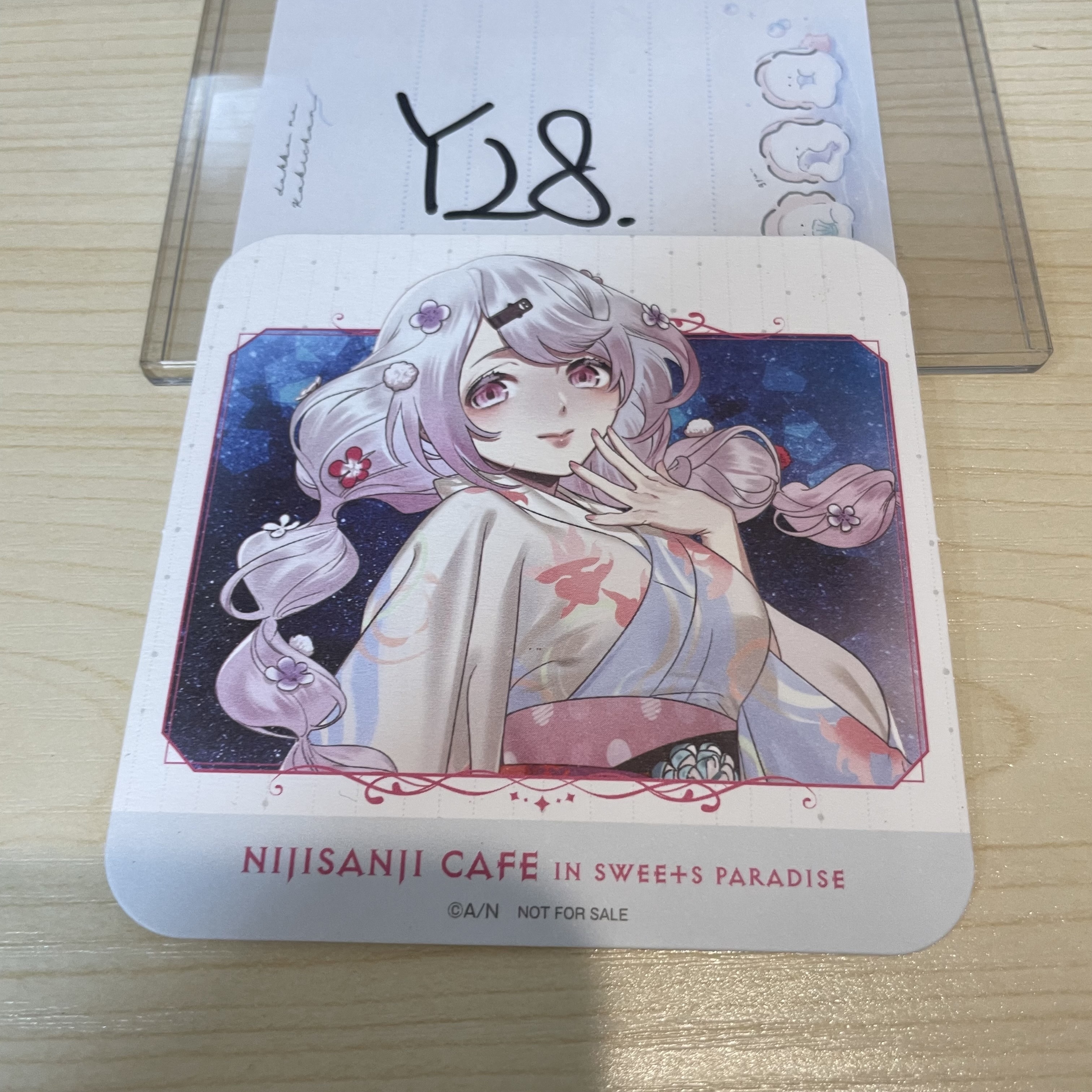 彩虹社 唯名 杯墊                                            Y28