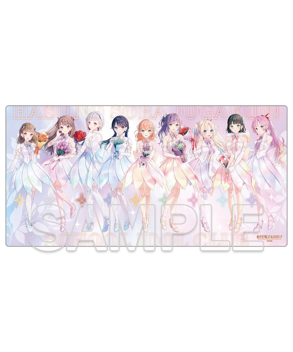 預購-『LoveLive！蓮之空女學院學園偶像俱樂部』特製桌墊 Ver.AURORA FLOWER【日本進口精品】