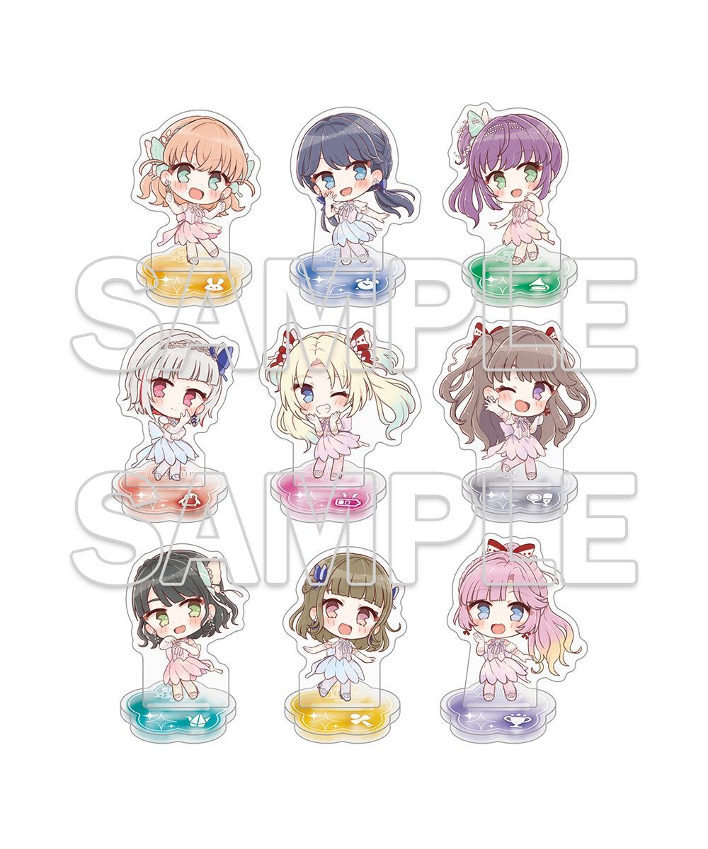 預購-『LoveLive！蓮之空女學院學園偶像俱樂部』集換式迷你角色壓克力立牌 Ver.AURORA FLOWER PACK盲盒販售 隨機出貨【日本進口精品】