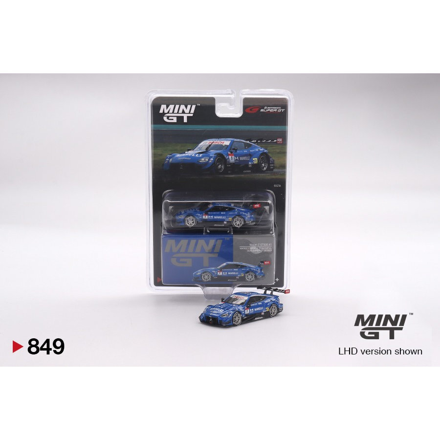 Mini GT 1/64 Nissan Z GT500 #1 "MARELLI IMPUL Z" TEAM IMPUL 2023 SUPER GT SERIES/ SUPER GT Blister Packaging