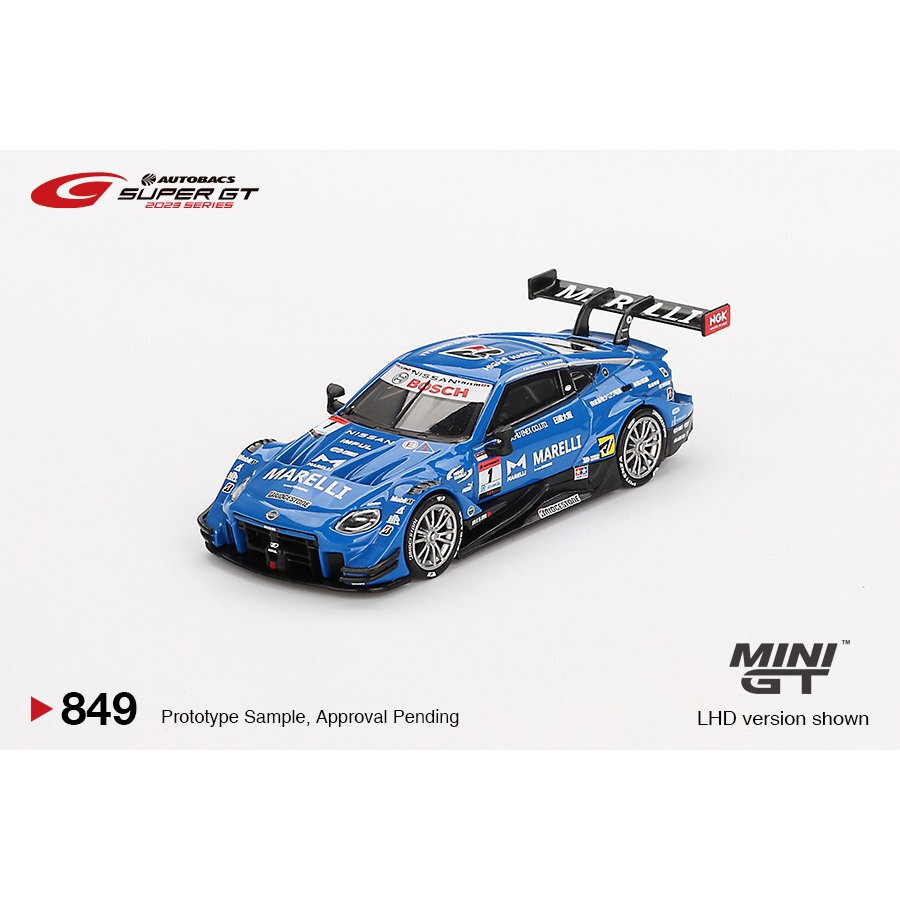 Mini GT 1/64 Nissan Z GT500 #1 "MARELLI IMPUL Z" TEAM IMPUL 2023 SUPER GT SERIES/ SUPER GT Blister Packaging