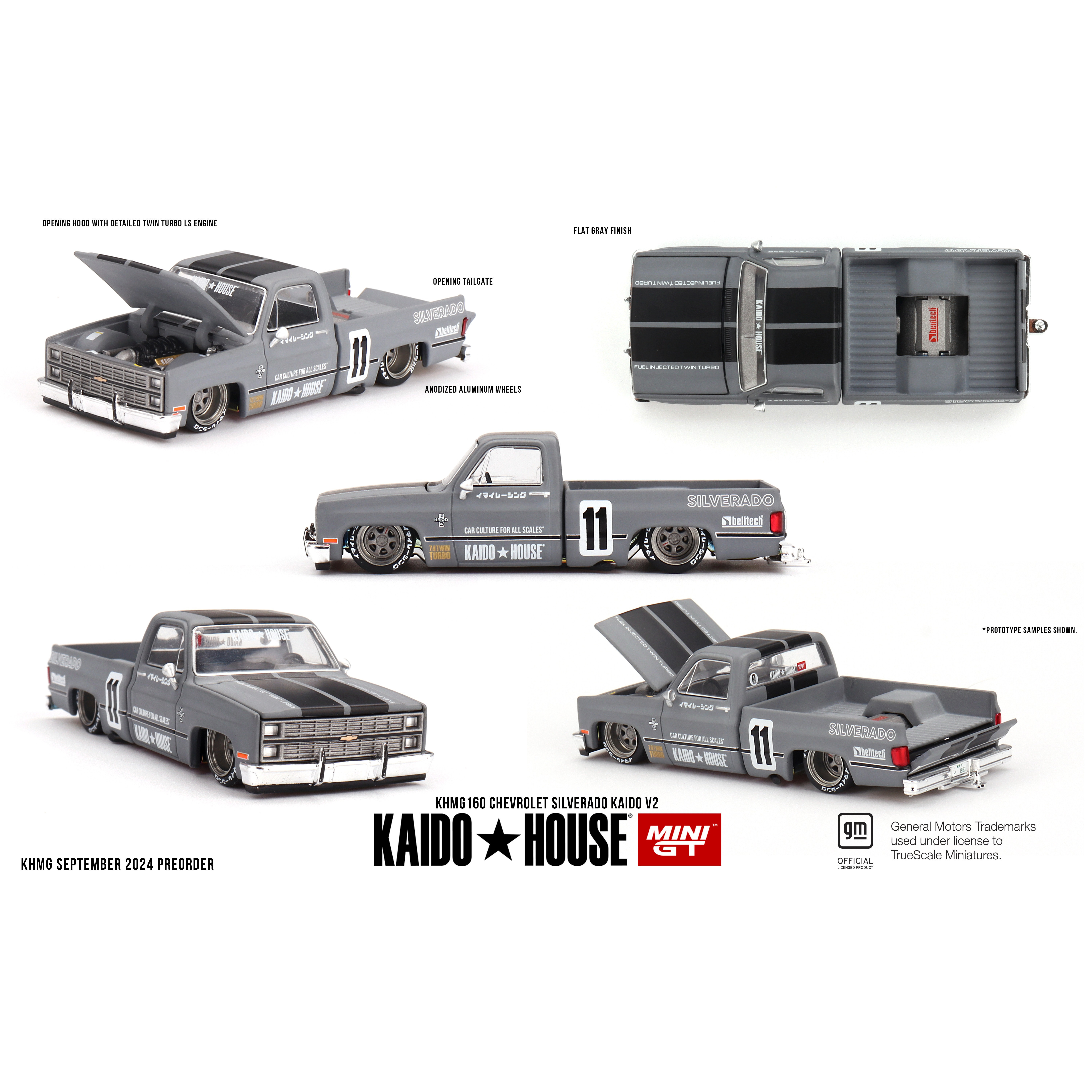 Mini GT 1/64 [Kaidohouse x MINI GT] Chevrolet Silverado KAIDO V2