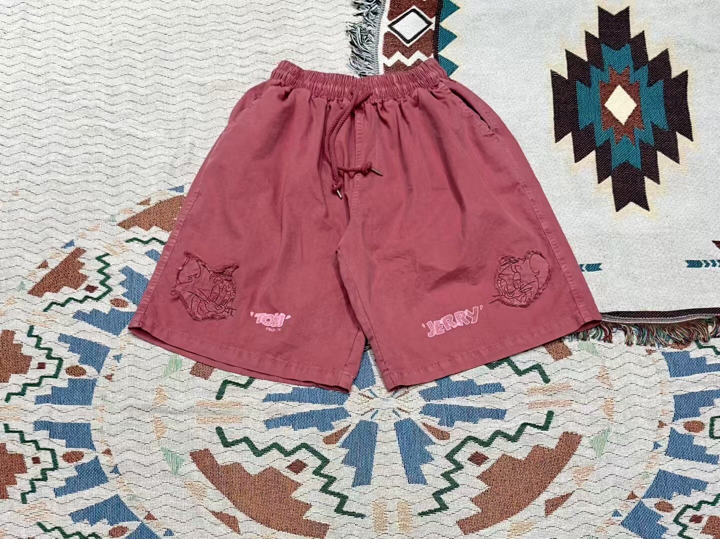 T&J貼布水洗短褲