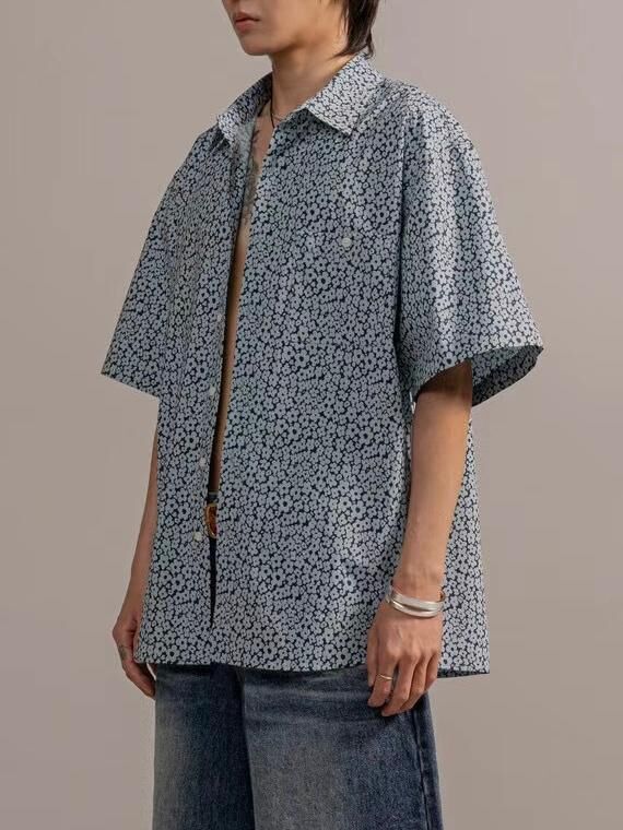 花紋圖案短袖恤衫 S2259