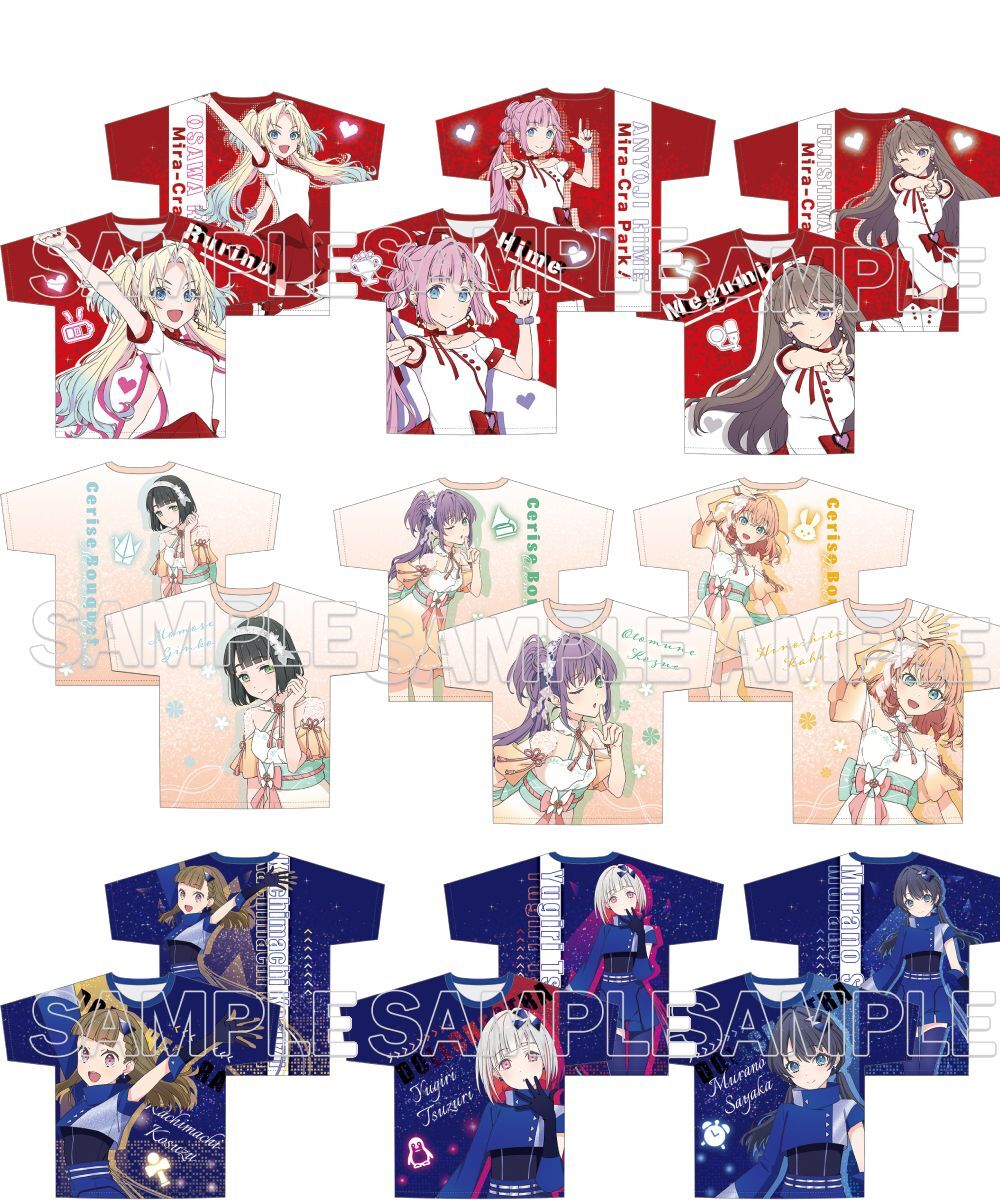 預購-『LoveLive！蓮之空女學院學園偶像俱樂部』痛T Ver.TRI TRI UNITY!!! 系列【日本進口精品】