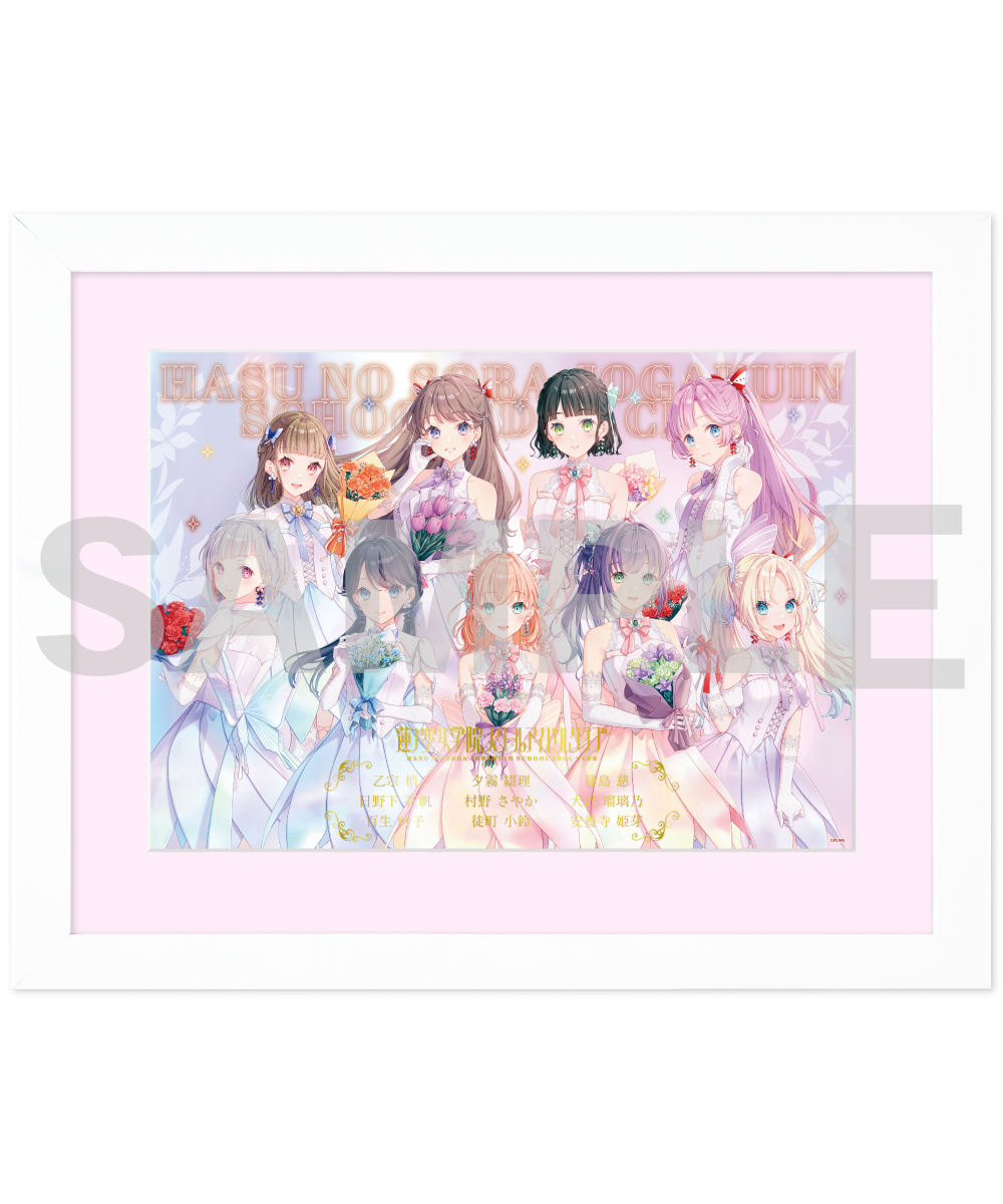 預購-『LoveLive！蓮之空女學院學園偶像俱樂部』金箔壓印104期紀念複製原畫【日本進口精品】