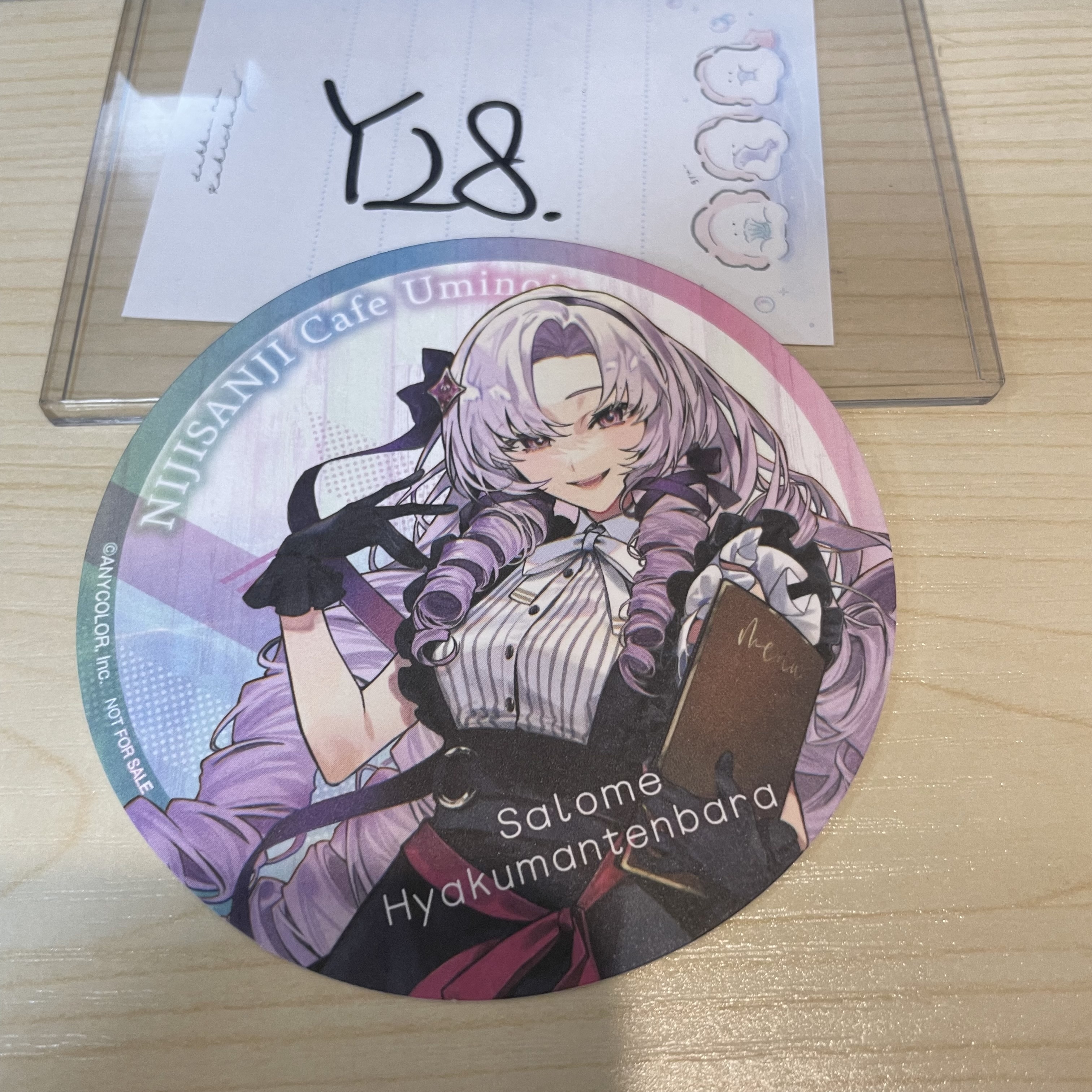 彩虹社 SALOME 杯墊                                           Y28