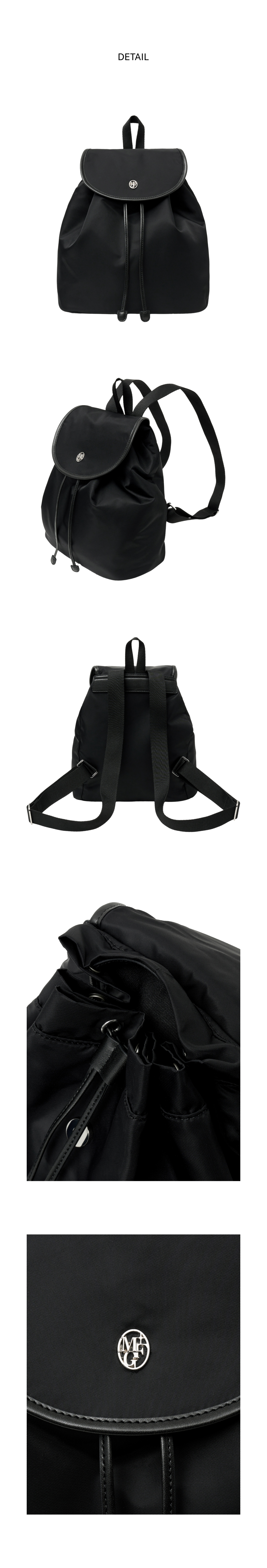 25SS新作【MARITHE】CIRCLE LOGO BUCKET BACKPACK★2色 25SS新作【MARITHE】CIRCLE LOGO BUCKET BACKPACK☆2色 (Marithe
