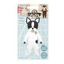 STICKY HOOK FRIENDS!  動物造型可彎曲多功能掛鉤貼 - 法鬥