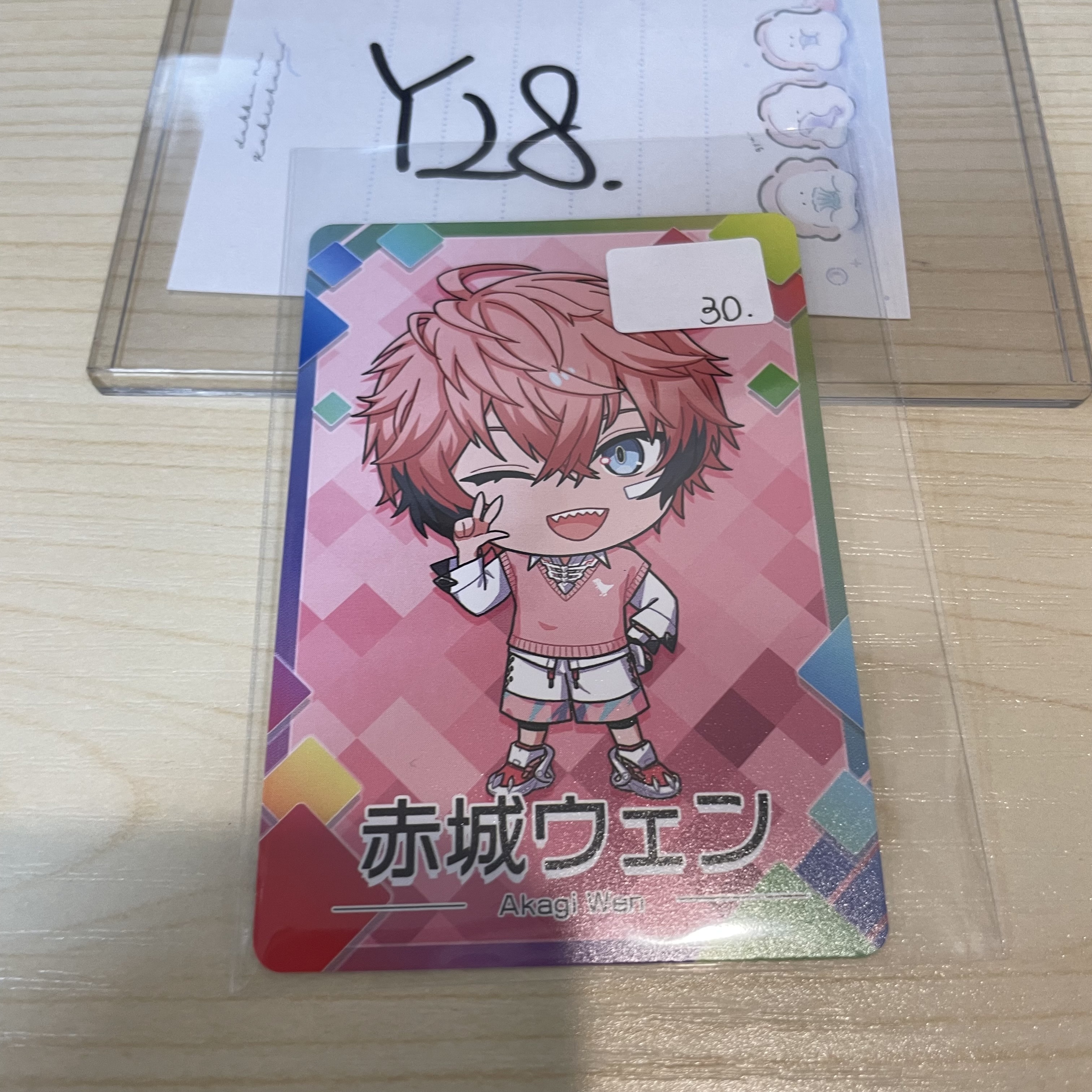 彩虹社 赤城 小卡                                         Y28