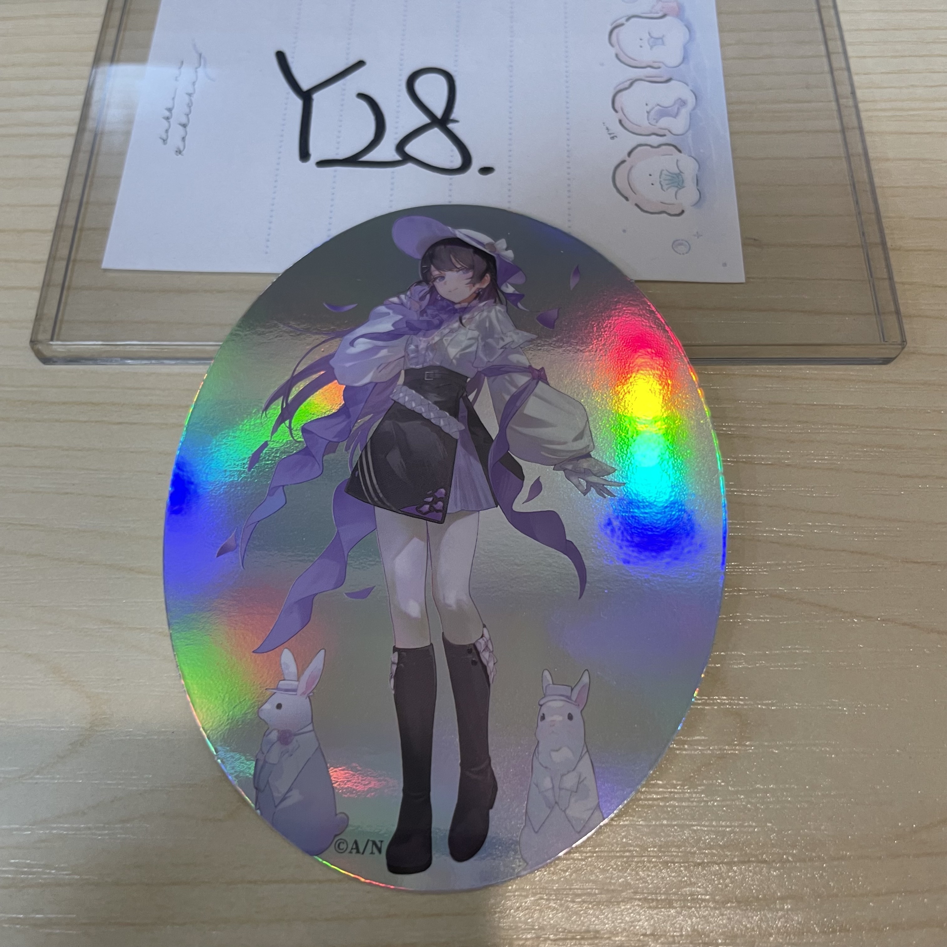 彩虹社 美兔 小卡 貼紙                                         Y28