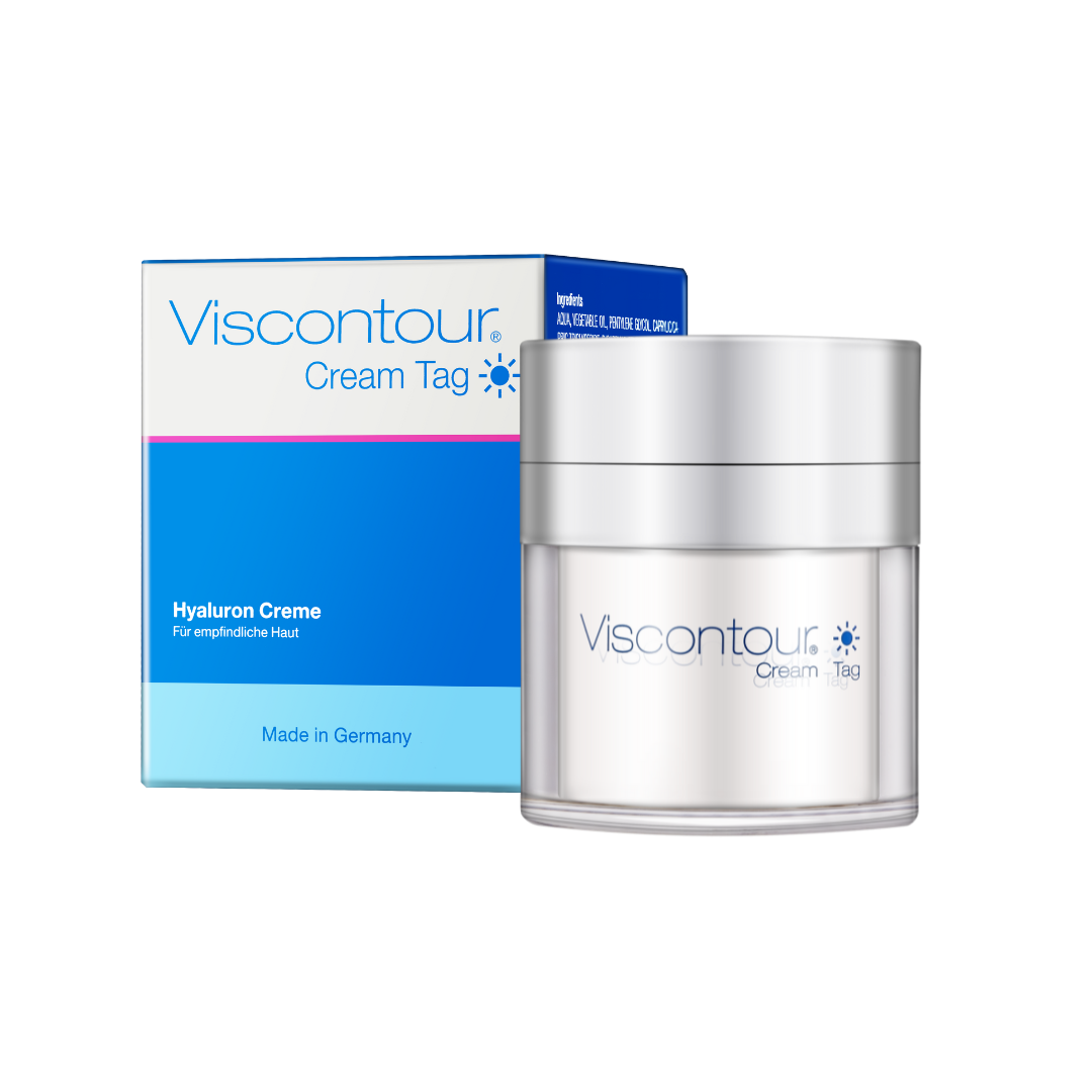 Viscontour Cream Day 維詩朵活肌抗皺修復日霜 50ml｜穩定8小時高效鎖水｜3重水光配方滋潤、修復乾紋、注水｜鎖水庫