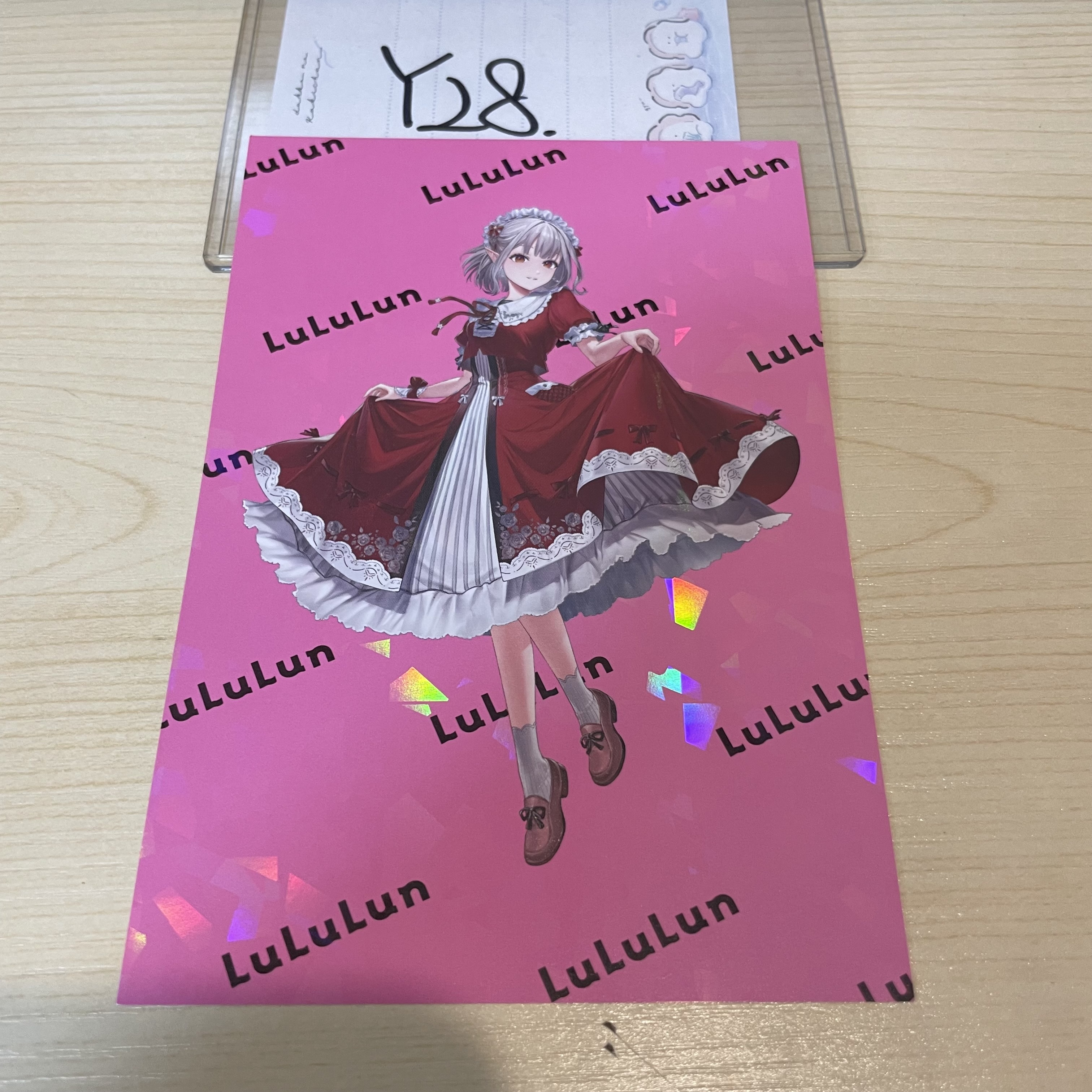 彩虹社 Elu 明信片                                          Y28