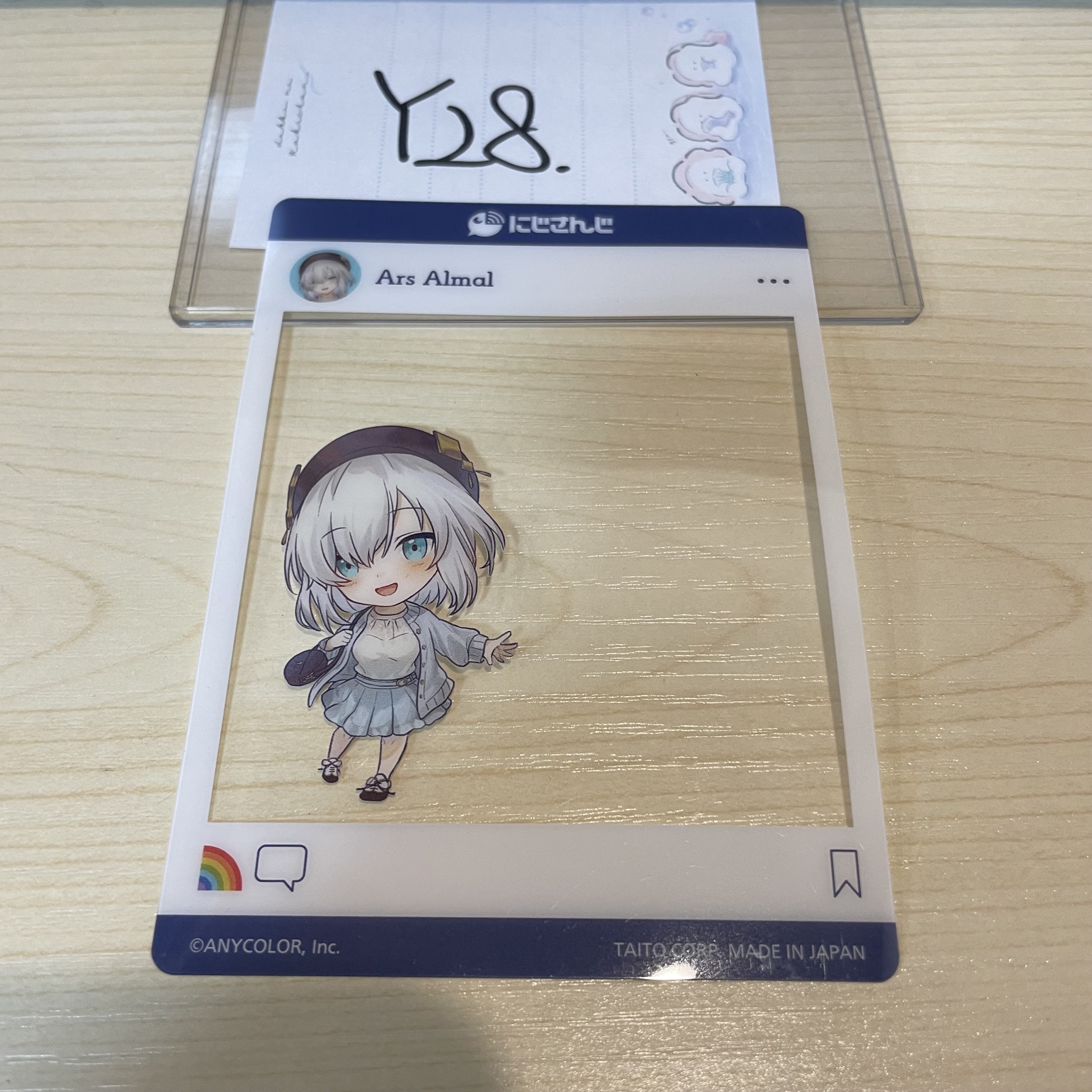 彩虹社 ARS 膠卡                                          Y28