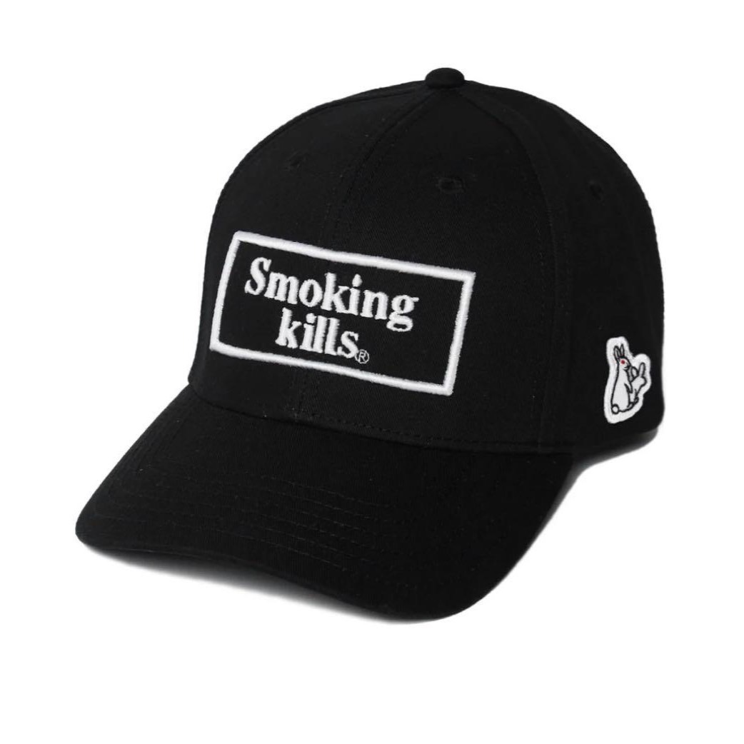 Smoking kills Logo Cap 經典 字體 老帽