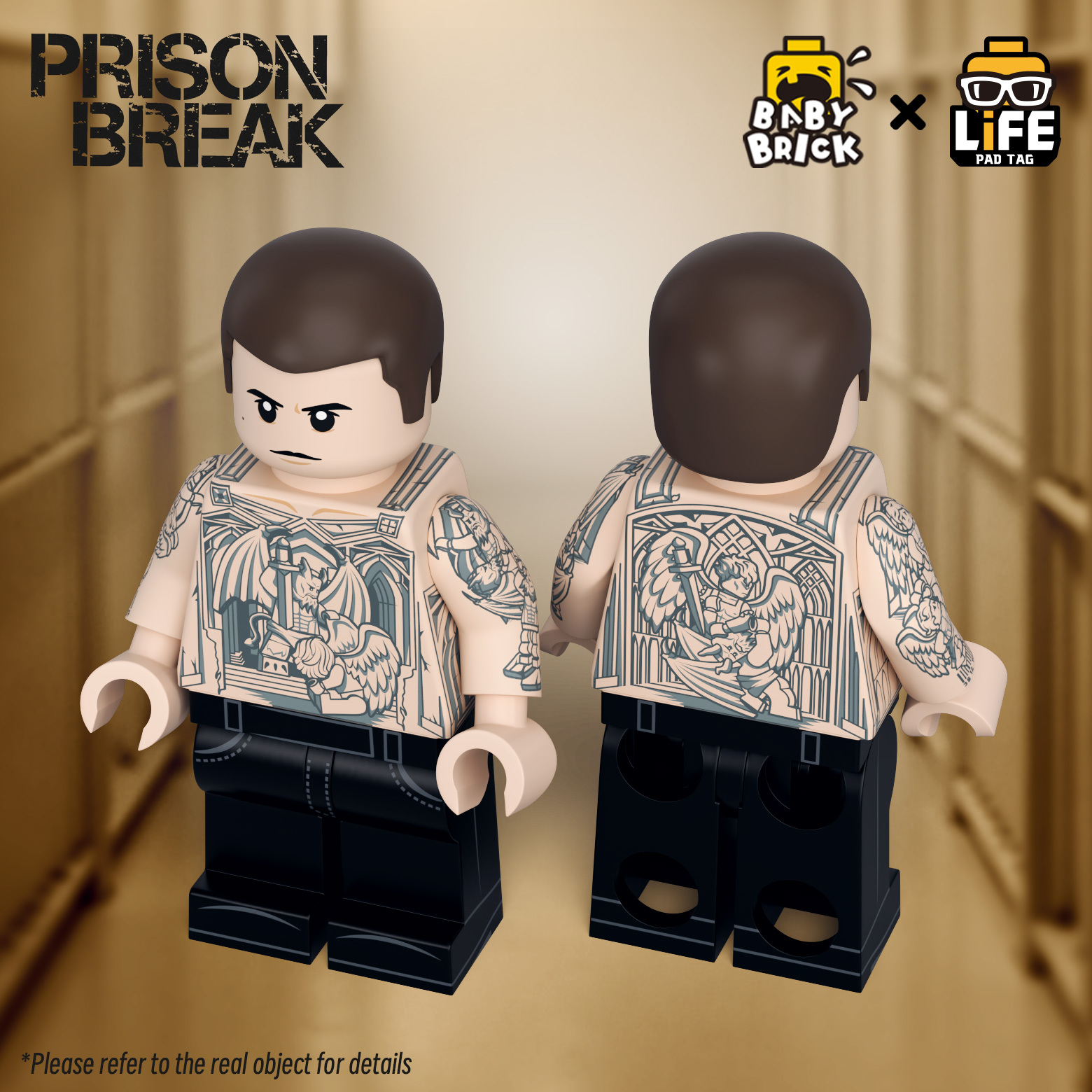 [Baby Brick X Life Brick][In Stock] Prison Break - Michael Scofield [PADprinted]