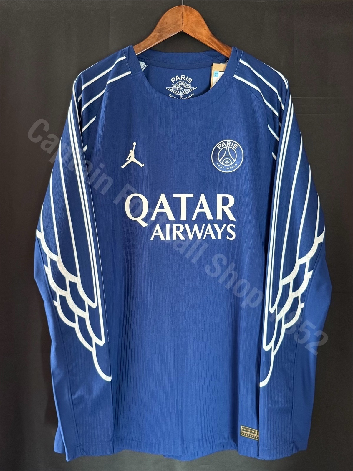 (BNWT) PSG Paris Saint Germain 2024-2025 Nike x Jordan L/S Fourth Authentic Player Shirt