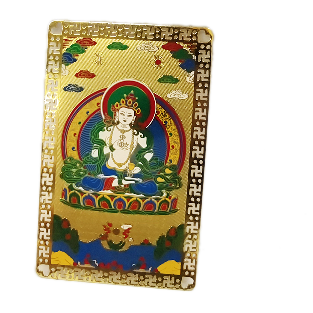 金剛薩埵{銅片}雷射小佛卡【十方】123614