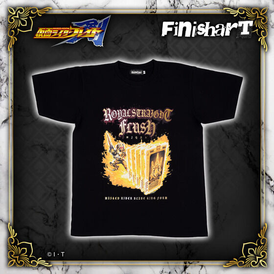 230838 Pbandai 預訂 2025/7月 FinisharT 仮面ライダーブレイド ロイヤルストレートフラッシュ Tシャツ