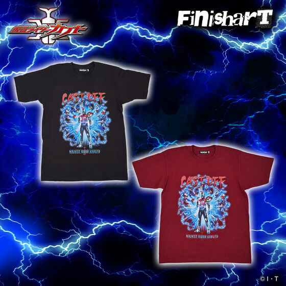 230839 Pbandai 預訂 2025/7月 FinisharT 仮面ライダーカブト CAST OFF Tシャツ