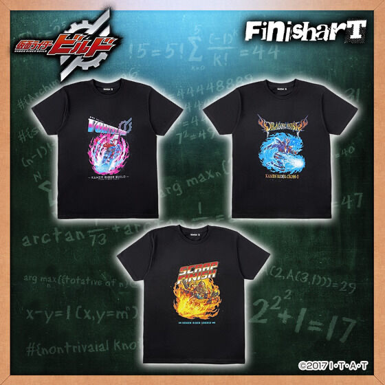 230843 Pbandai 預訂 2025/7月 FinisharT 仮面ライダービルドシリーズ　Tシャツ　全3種