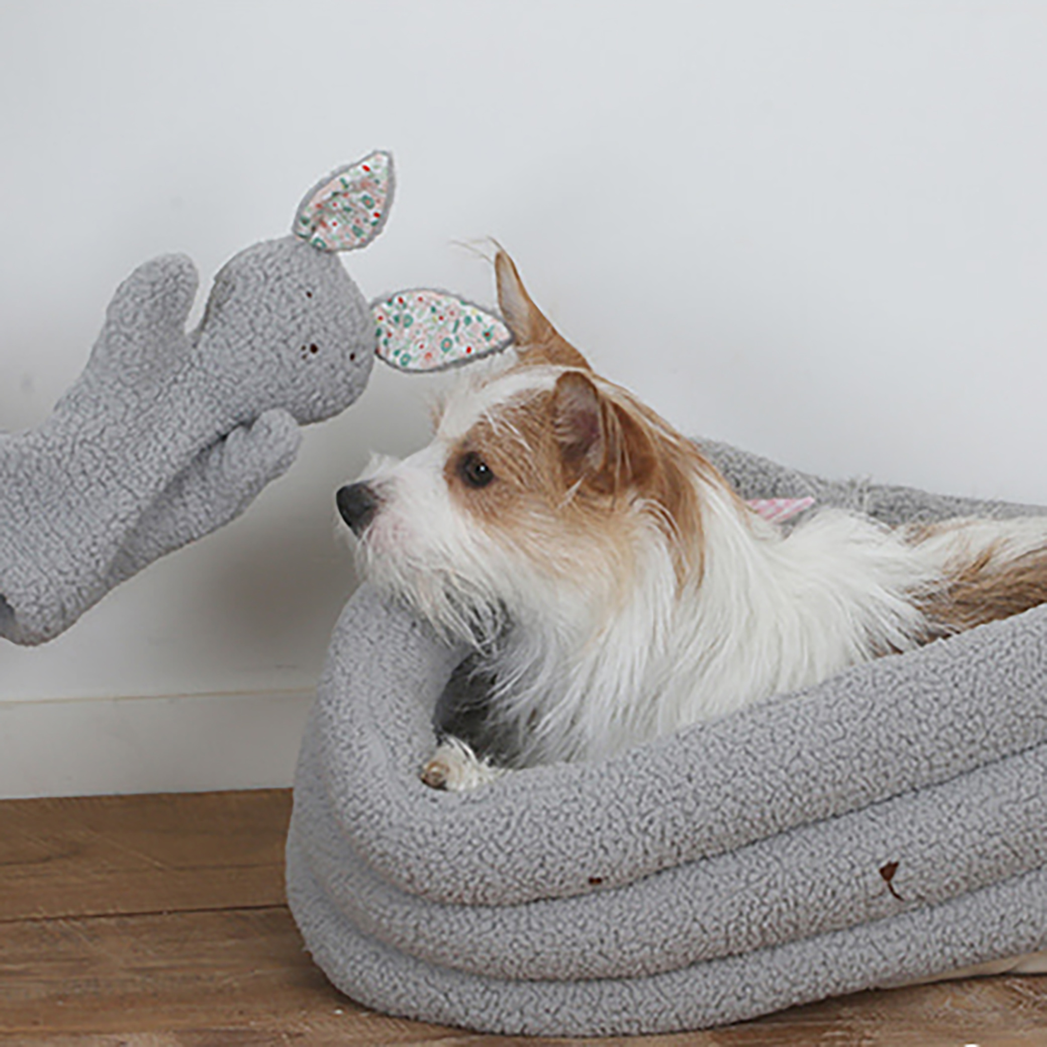 OOPS!｜  Bunny Puppet 兔兔手偶玩具 米白色