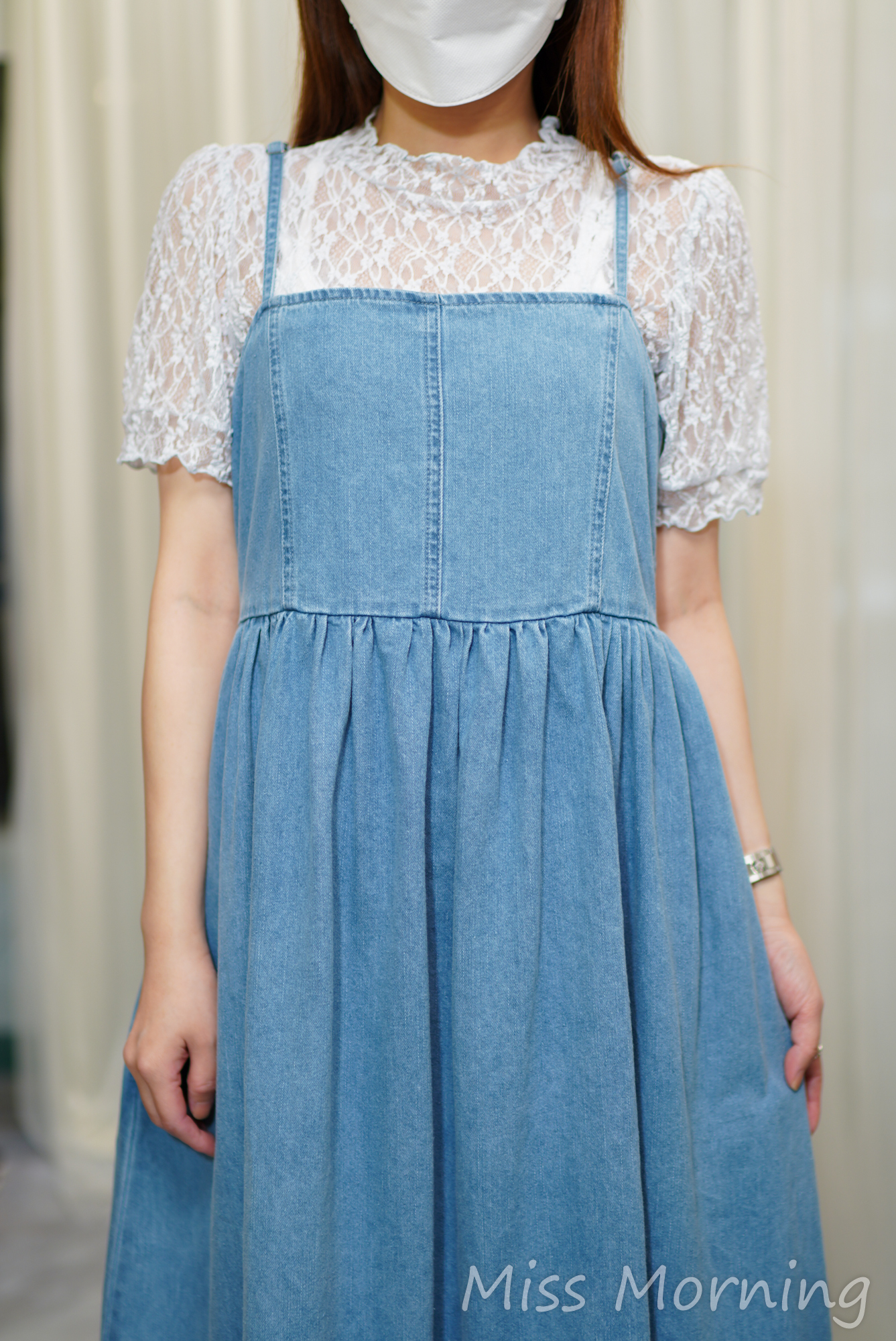 可調吊帶牛仔OPS(14615)